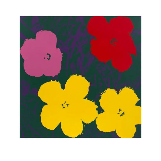 Andy Warhol - Flowers II - 1980 - Sérigraphie Officielle L.Y.N.A.R.T Store