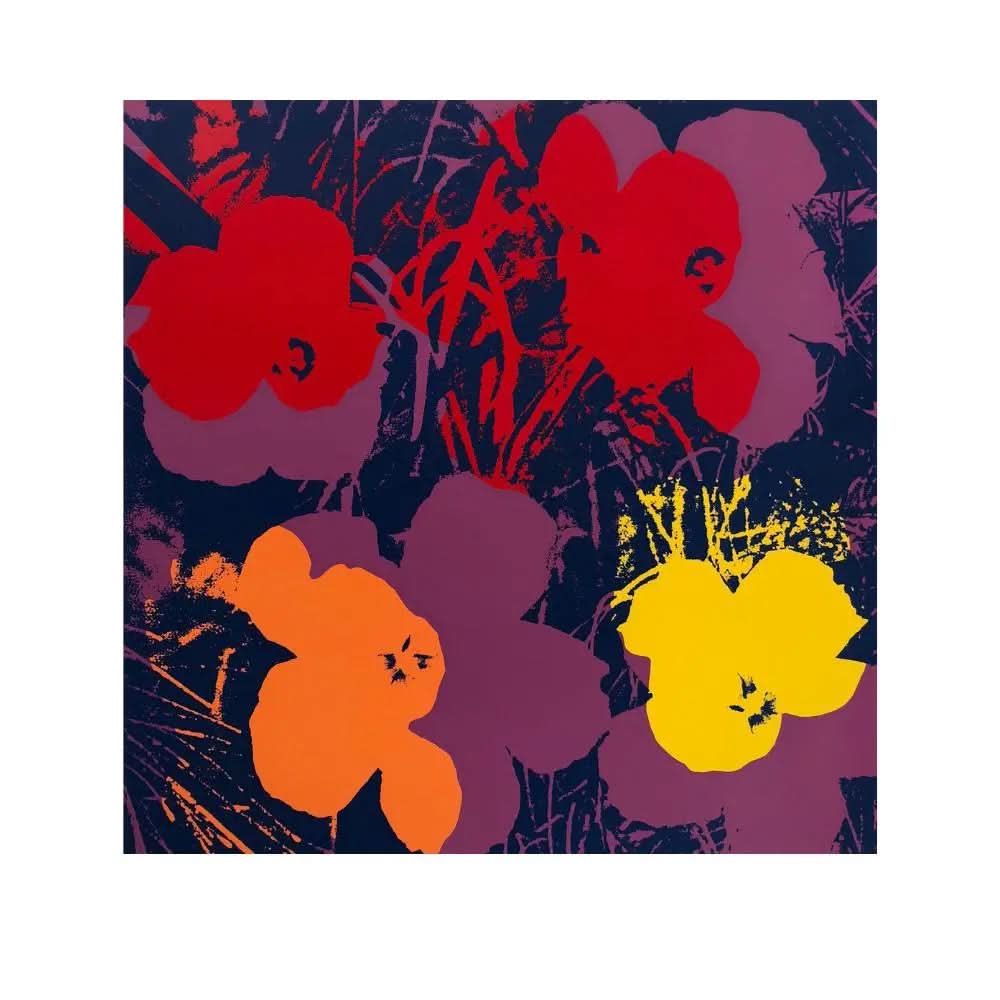 Andy Warhol - Flowers III - 1980 - Official screenprint