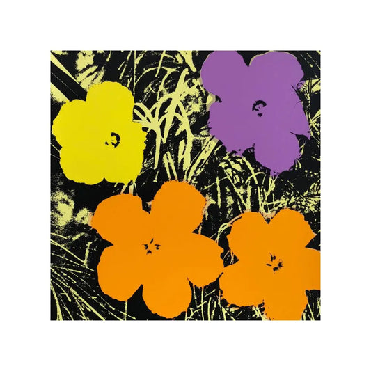 Andy Warhol - Flowers IV - 1980 - Sérigraphie Officielle L.Y.N.A.R.T Store