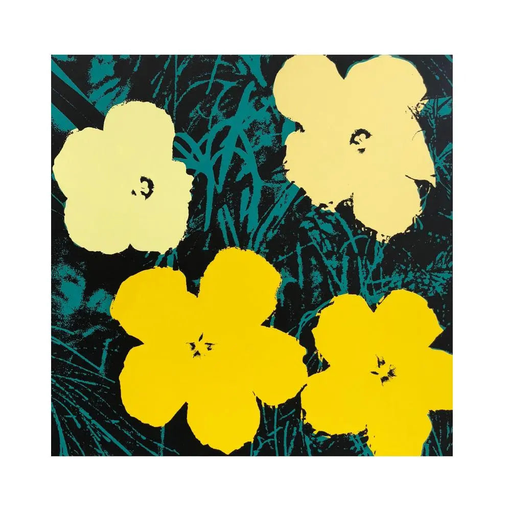 Andy Warhol - Flowers IX - 1980 - Sérigraphie Officielle L.Y.N.A.R.T Store