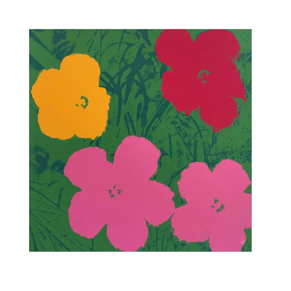 Andy Warhol - Flowers V - 1980 - Sérigraphie Officielle L.Y.N.A.R.T Store