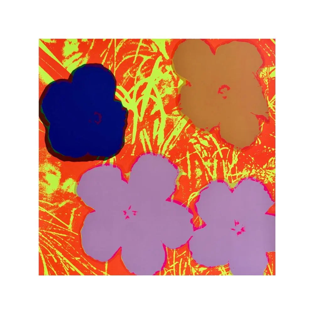 Andy Warhol - Flowers VI - 1980 - Sérigraphie Officielle L.Y.N.A.R.T Store