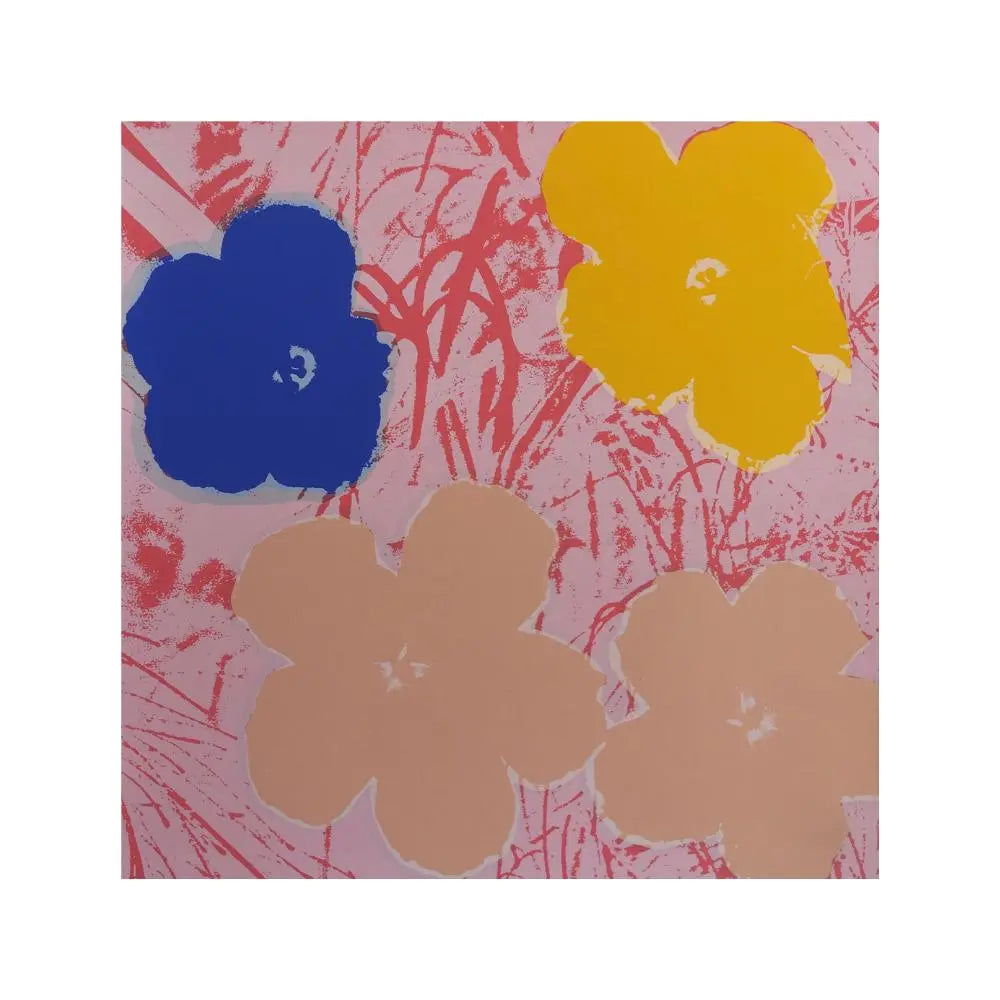 Andy Warhol - Flowers VII - 1980 - Sérigraphie Officielle L.Y.N.A.R.T Store