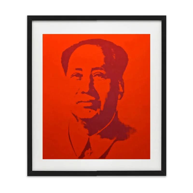 Andy Warhol - Mao Red - 1980 - Sérigraphie Officielle L.Y.N.A.R.T Store