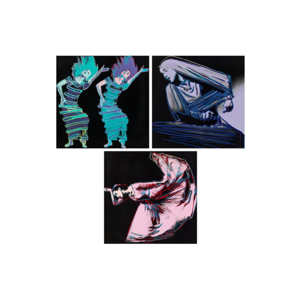 Andy Warhol – Martha Graham (Complete Set of Three) 1986