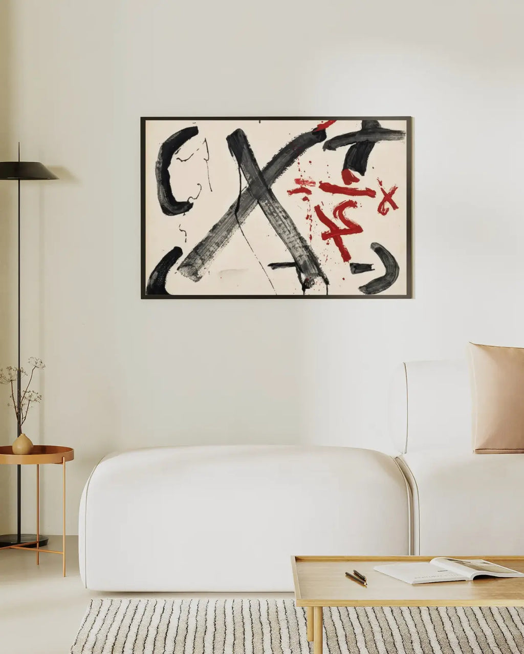 Antoni Tàpies, Gran X, from Negre i Roig (Large X, from Black and Red) (G. 615), 1976 LYNART STORE