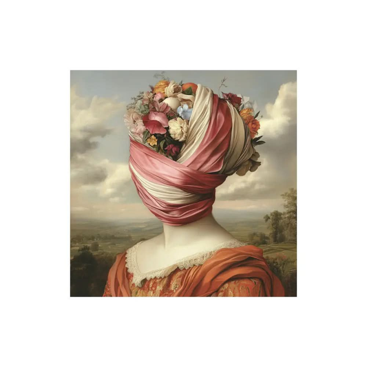 Antonia Beauvoir - Blooming Veil (2018) - Color screenprint