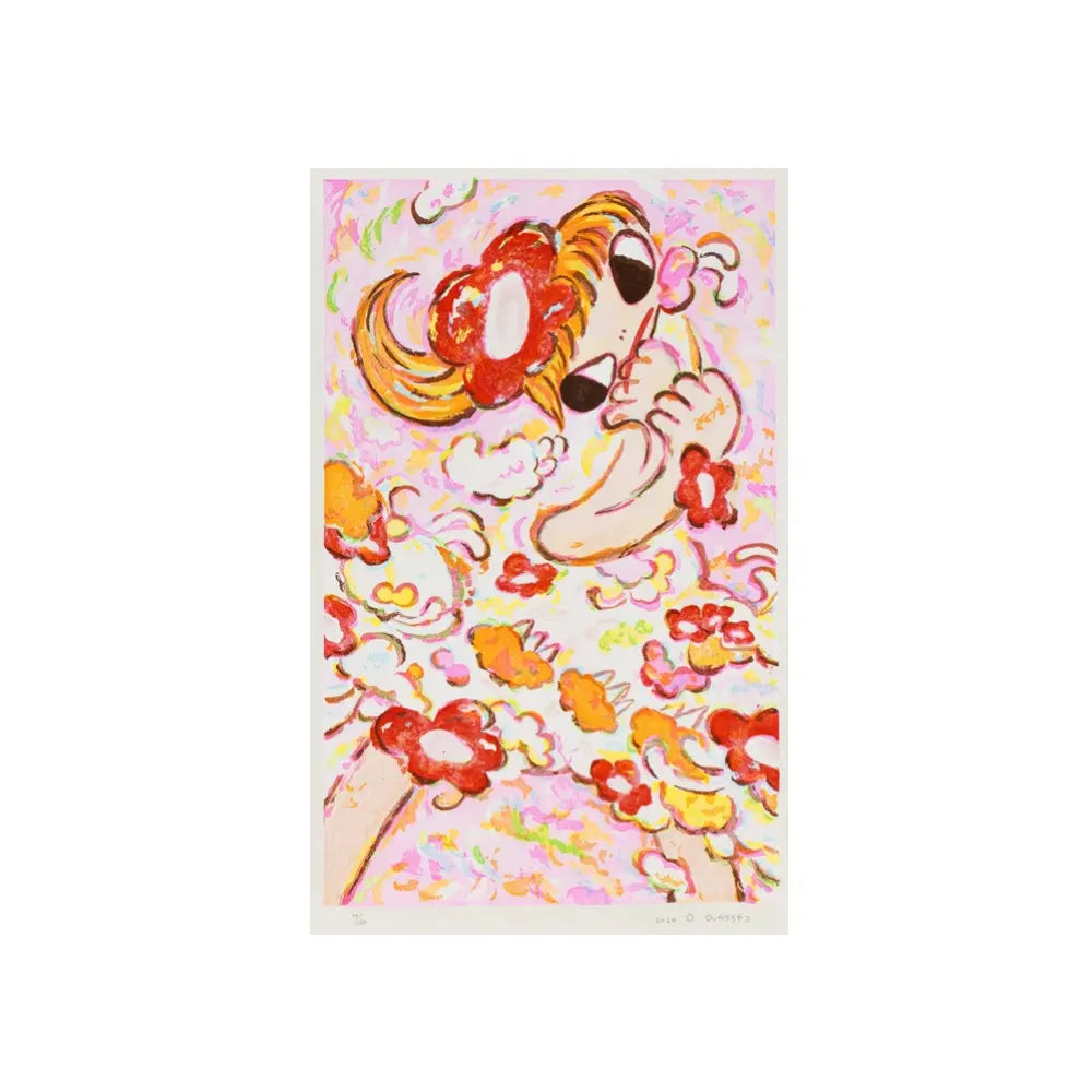 Ayako Rokkaku Untitled 2022 シルクスクリーン COA
