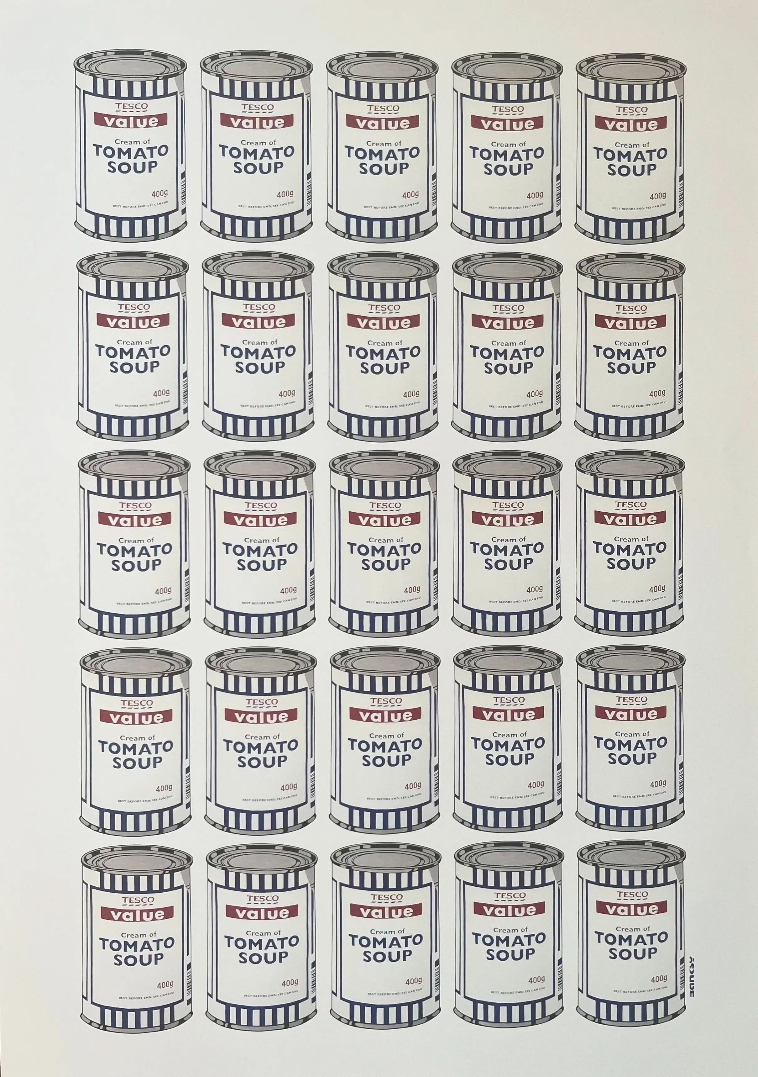 BANKSY - Soup Cans (2006) LYNART STORE