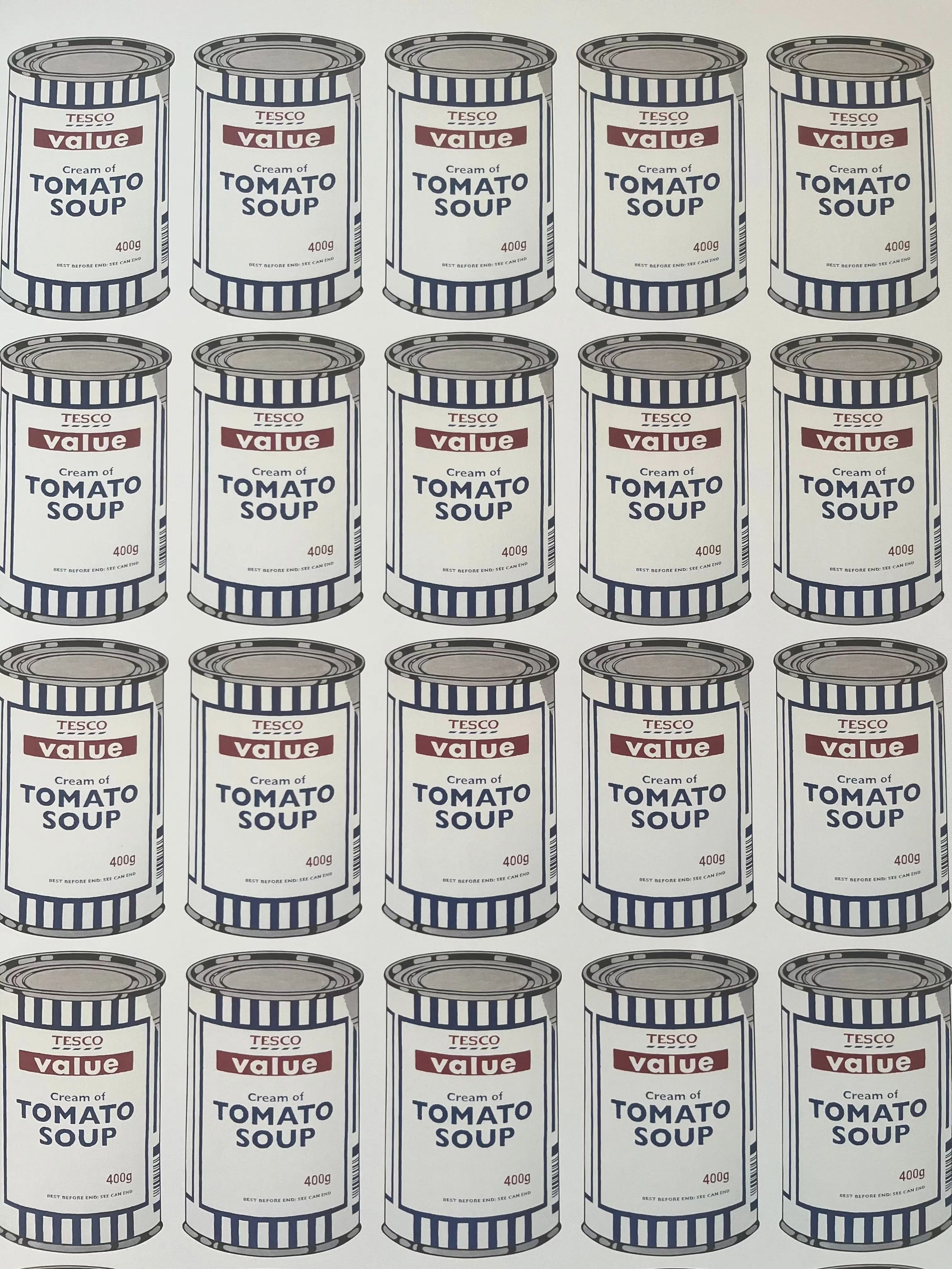 BANKSY - Soup Cans (2006) LYNART STORE