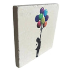 BANKSY *Flying Balloon Girl* Sérigraphie sur pierre Edition Limitée LYNART Store