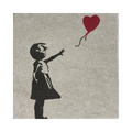 BANKSY *Girl with Balloon* Sérigraphie sur pierre Edition Limitée LYNART Store