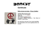 BANKSY *Peace Soldiers* Sérigraphie sur pierre Edition Limitée LYNART Store