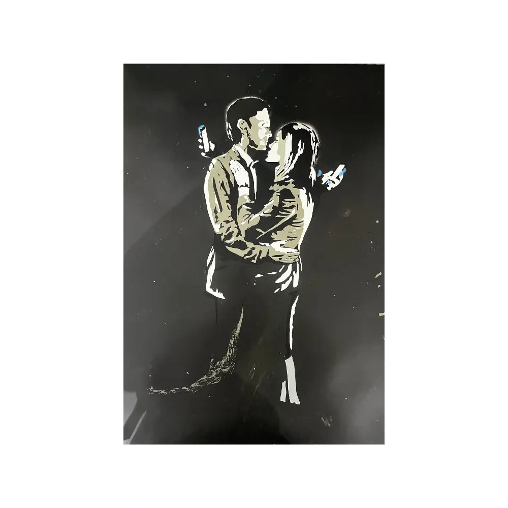 BANKSY, Mobile Lovers - Official Poster - poster