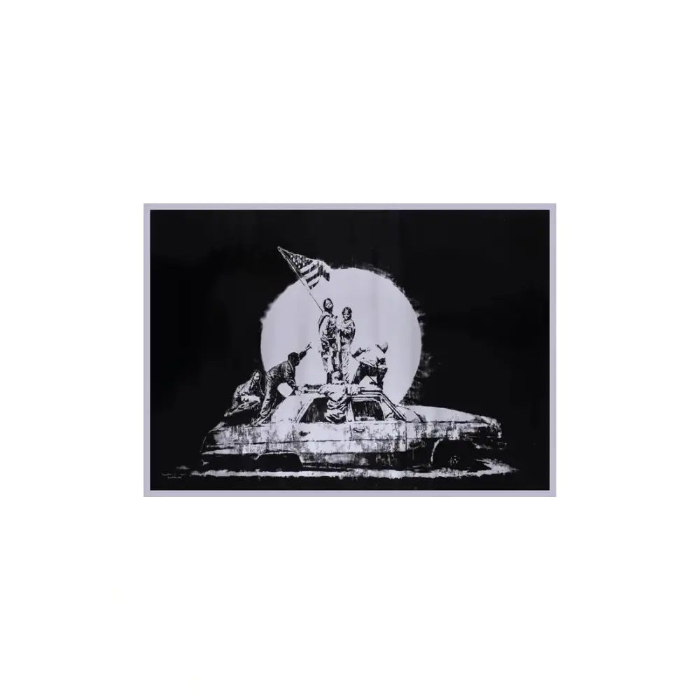 BANKSY, Silver Flag (2006) - screenprint
