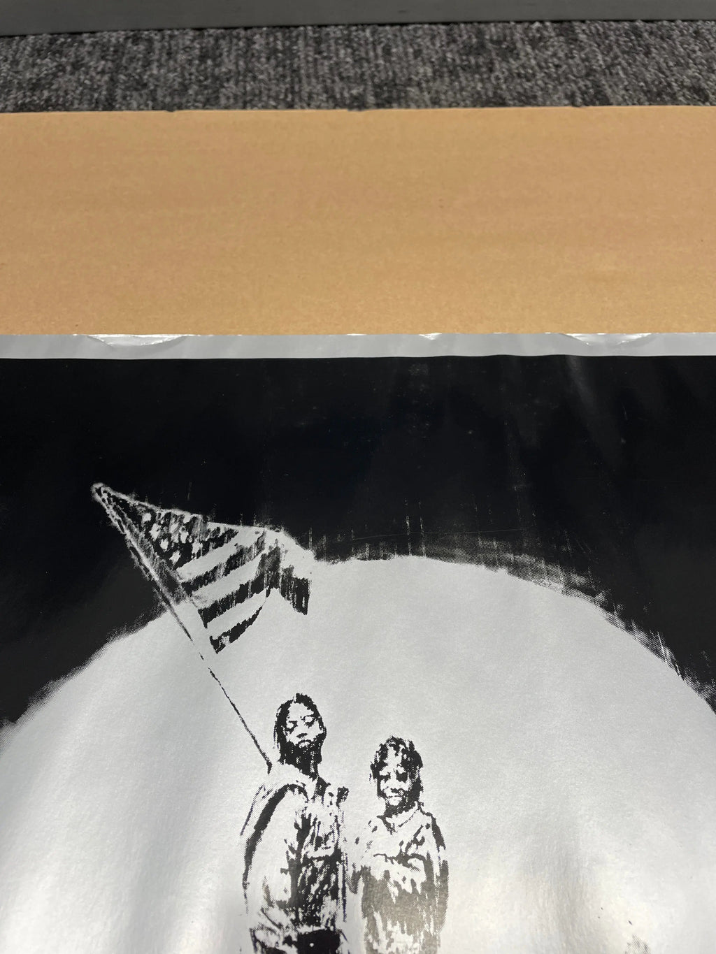 BANKSY, Silver Flag (2006) LYNART STORE