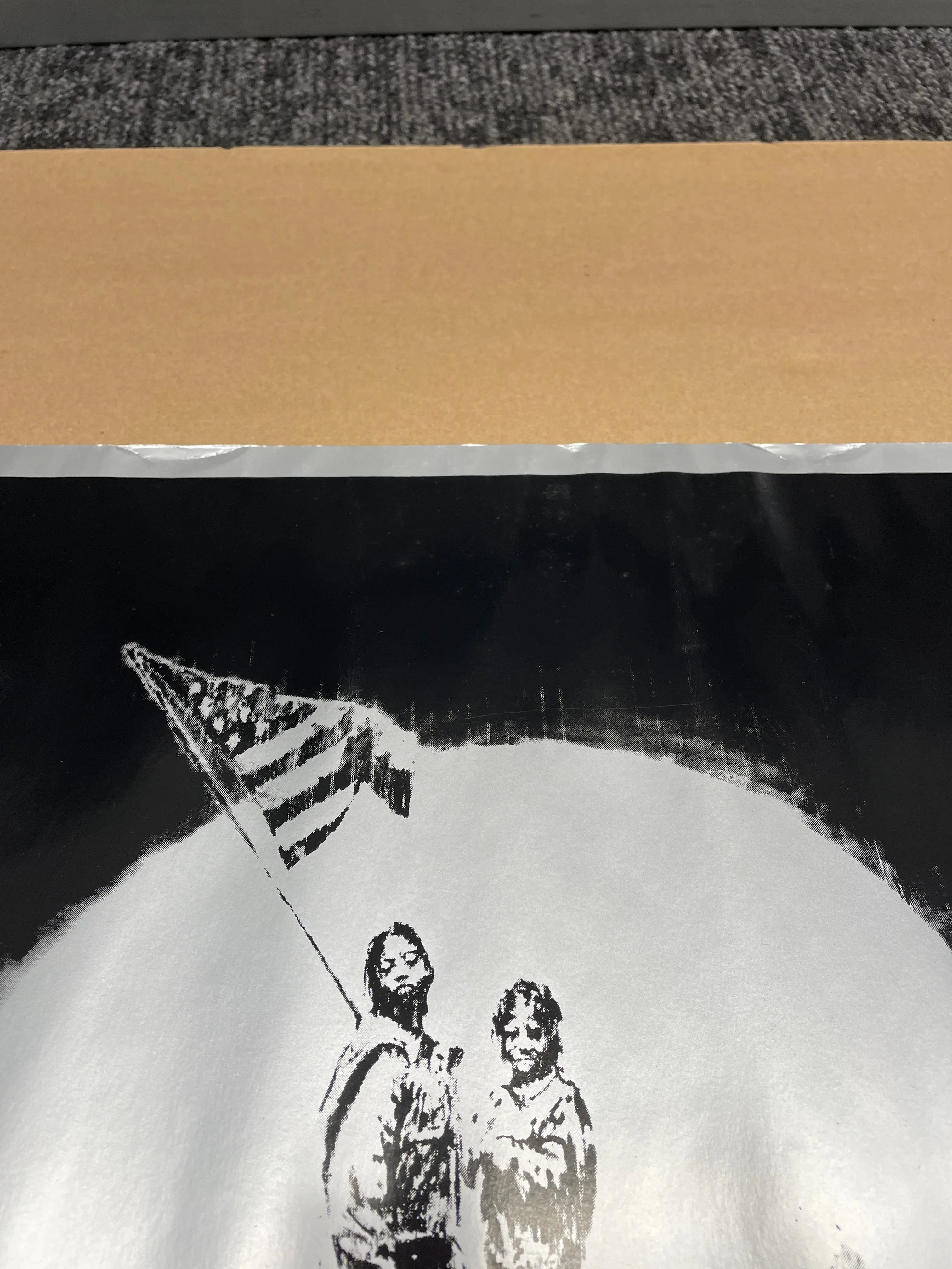 BANKSY, Silver Flag (2006) LYNART STORE