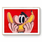 Baldur Helgason - Banana (2020) - 15-color screen print on Mohawk Superfine Ultra White paper