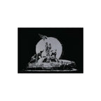 Banksy - Flag Silver (Unsigned) - Screenprint on silver chromalux paper