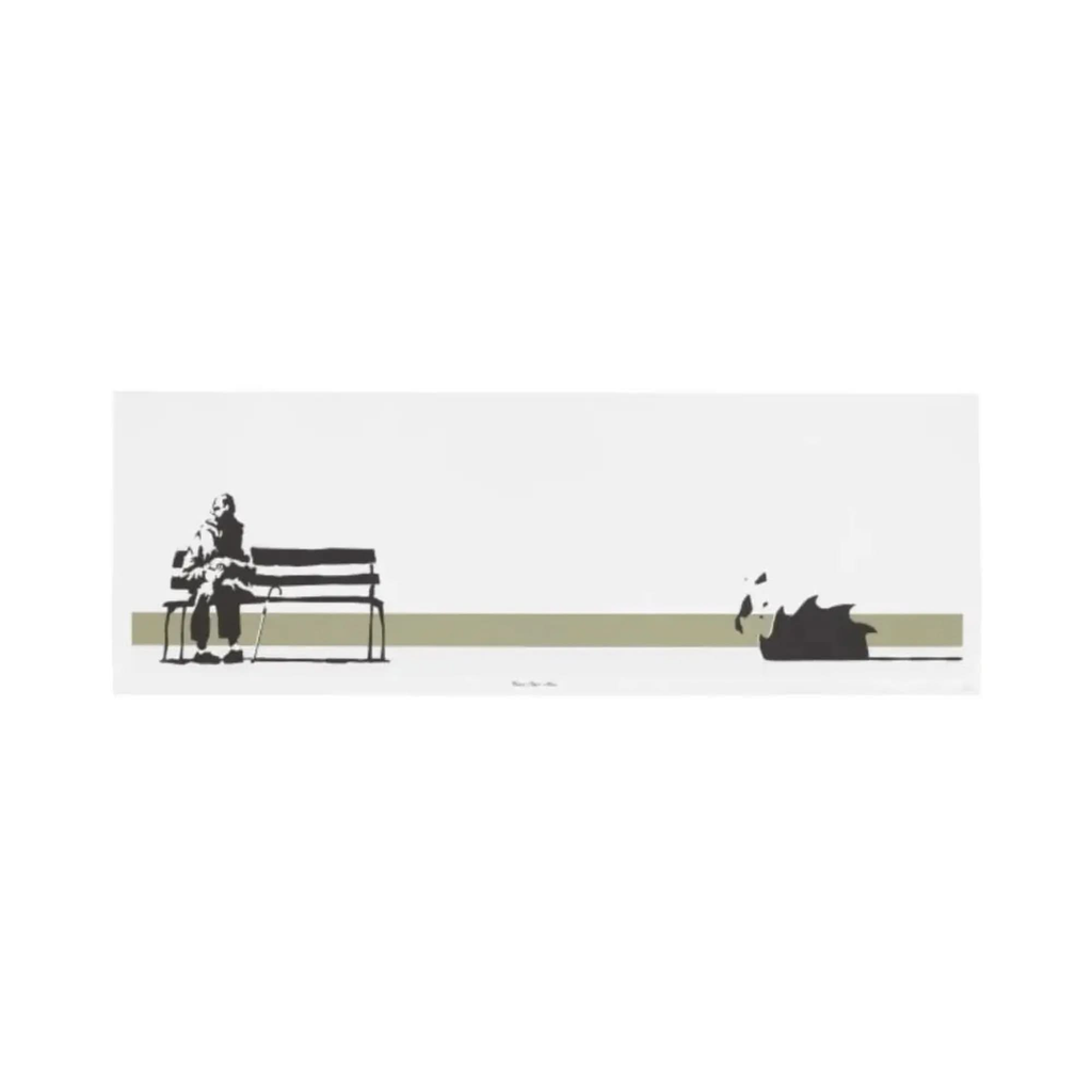 Banksy, Weston Super Mare, 2003 - Color screenprint on wove paper, with full margins