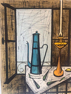 Bernard Buffet, La cafetière bleue (1984) LYNART STORE