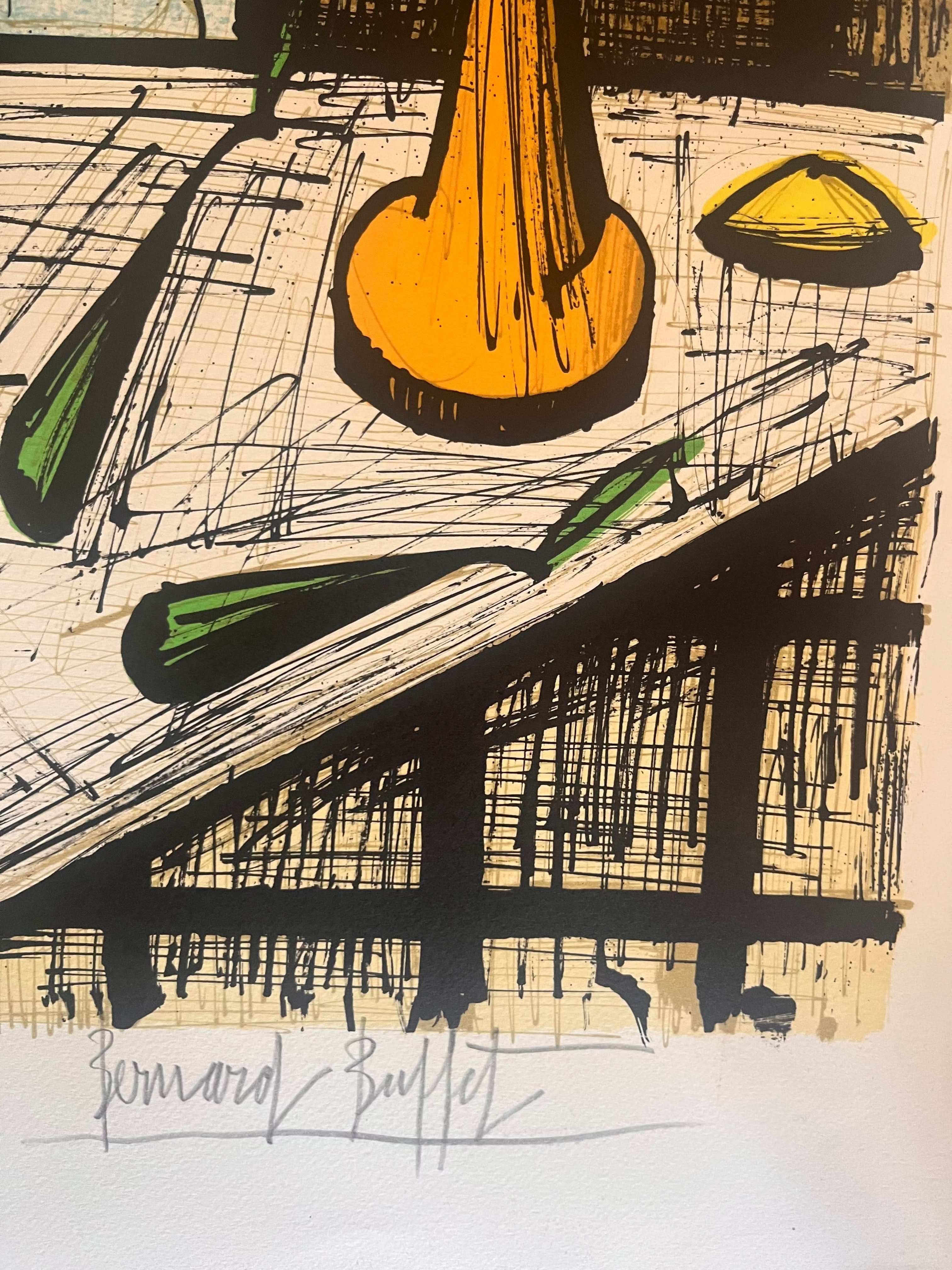 Bernard Buffet, La cafetière bleue (1984) LYNART STORE