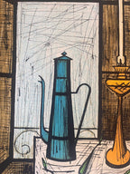Bernard Buffet, La cafetière bleue (1984) LYNART STORE