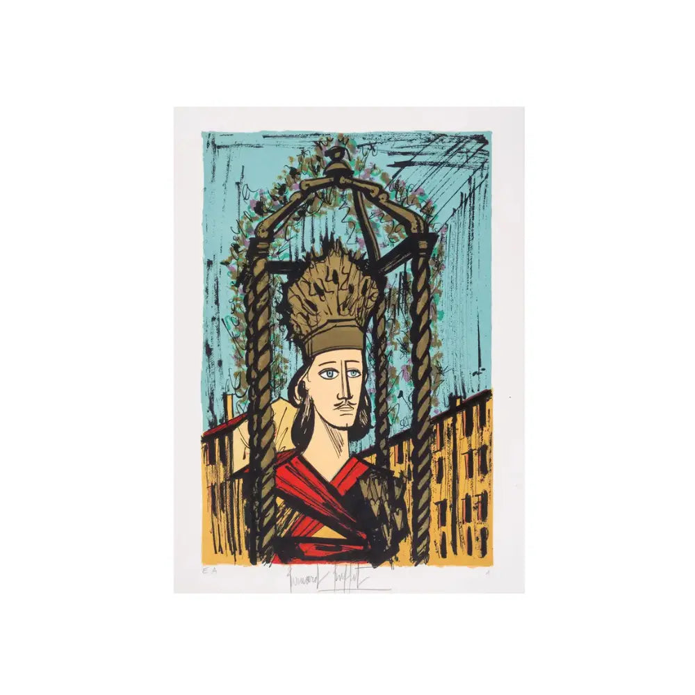 Bernard Buffet, Saint Tropez en Gloire, from Saint-Tropez (1979) - Original lithograph