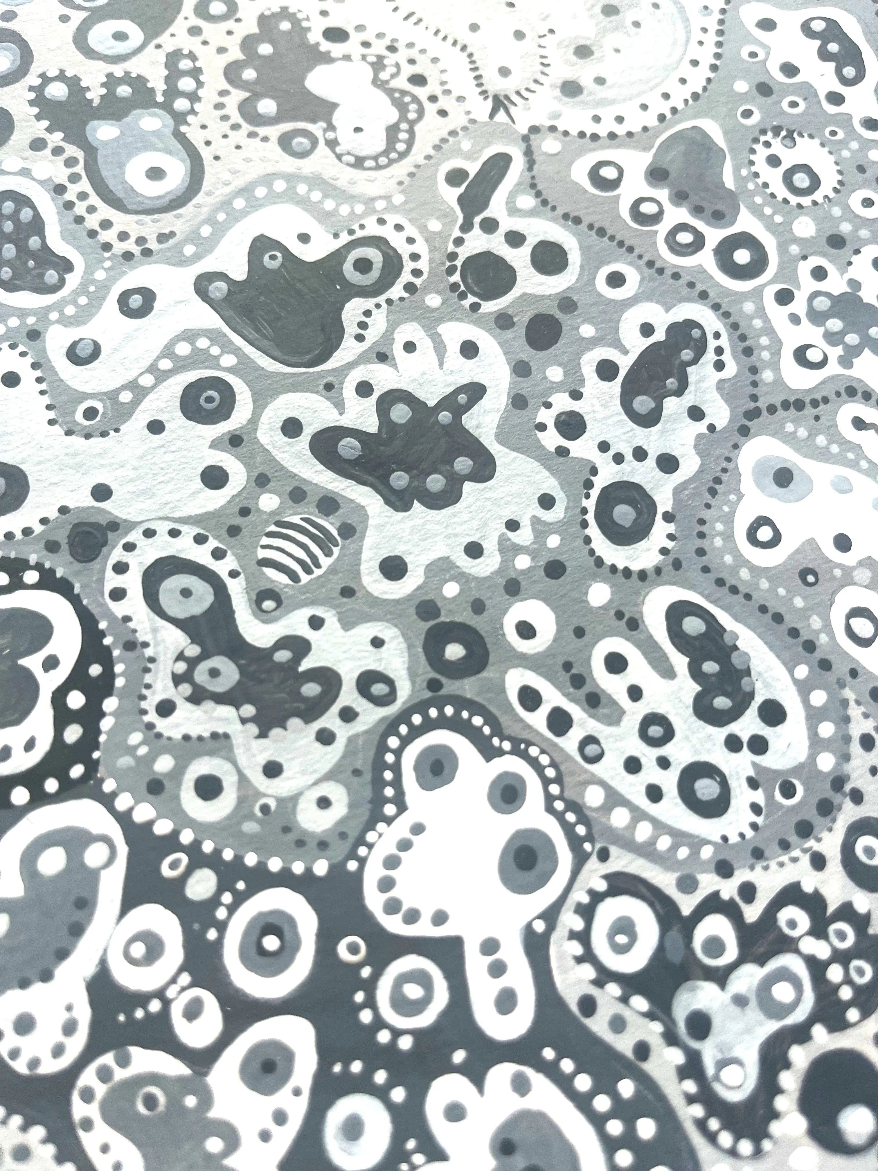 Biba, Invisible World III, Dessin sur papier d'art LYNART STORE