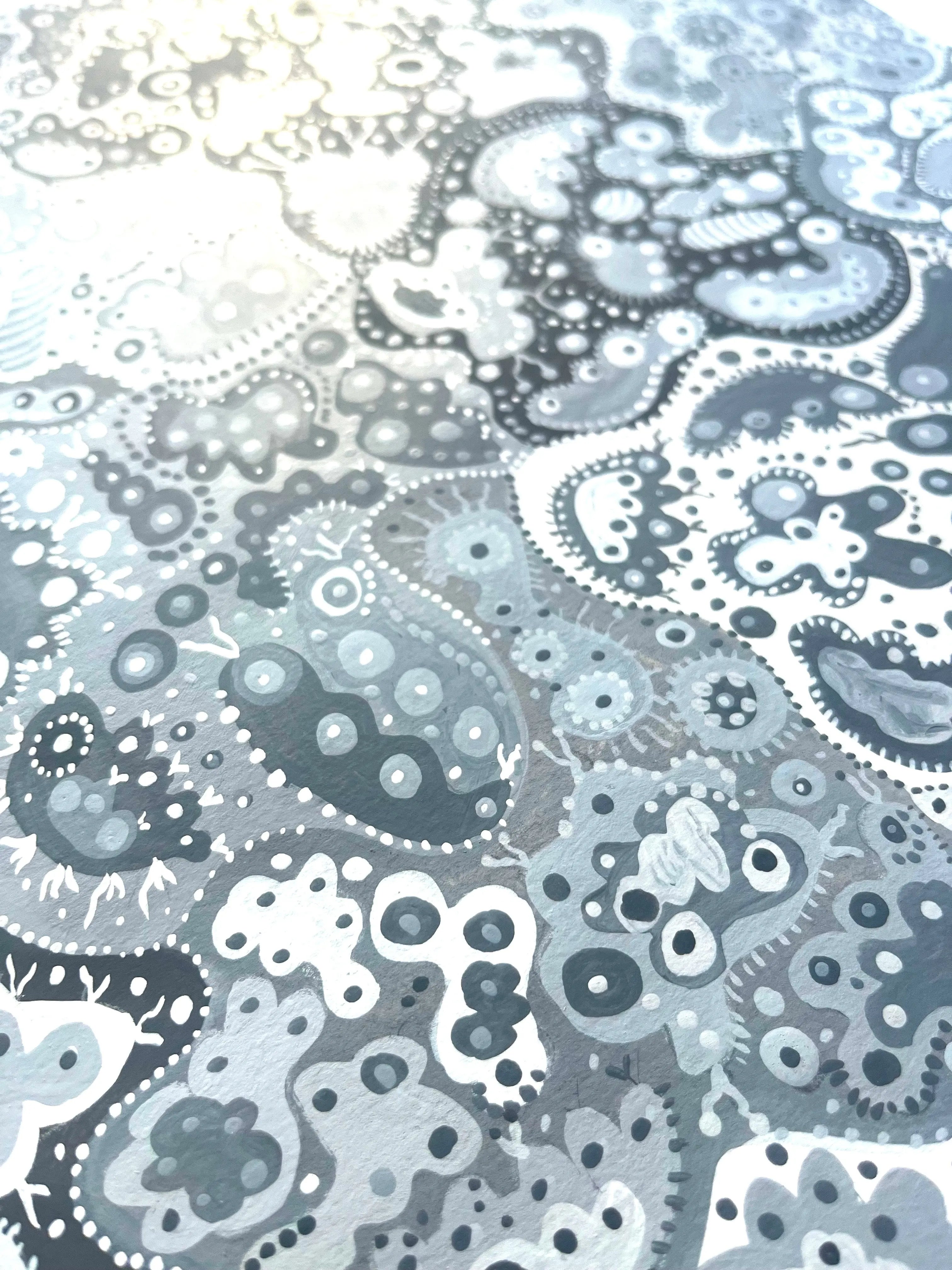 Biba, Invisible World III, Dessin sur papier d'art LYNART STORE