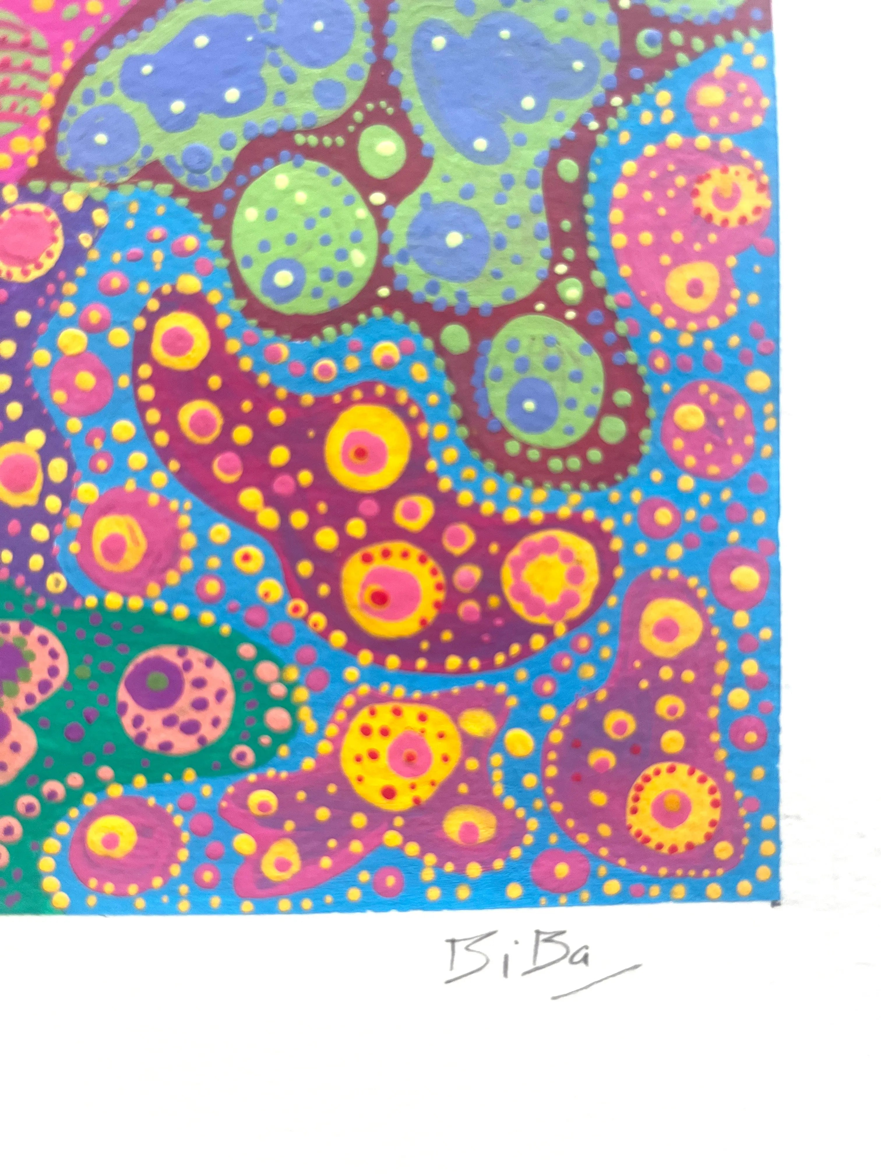 Biba, Invisible World II, Dessin sur papier d'art LYNART STORE