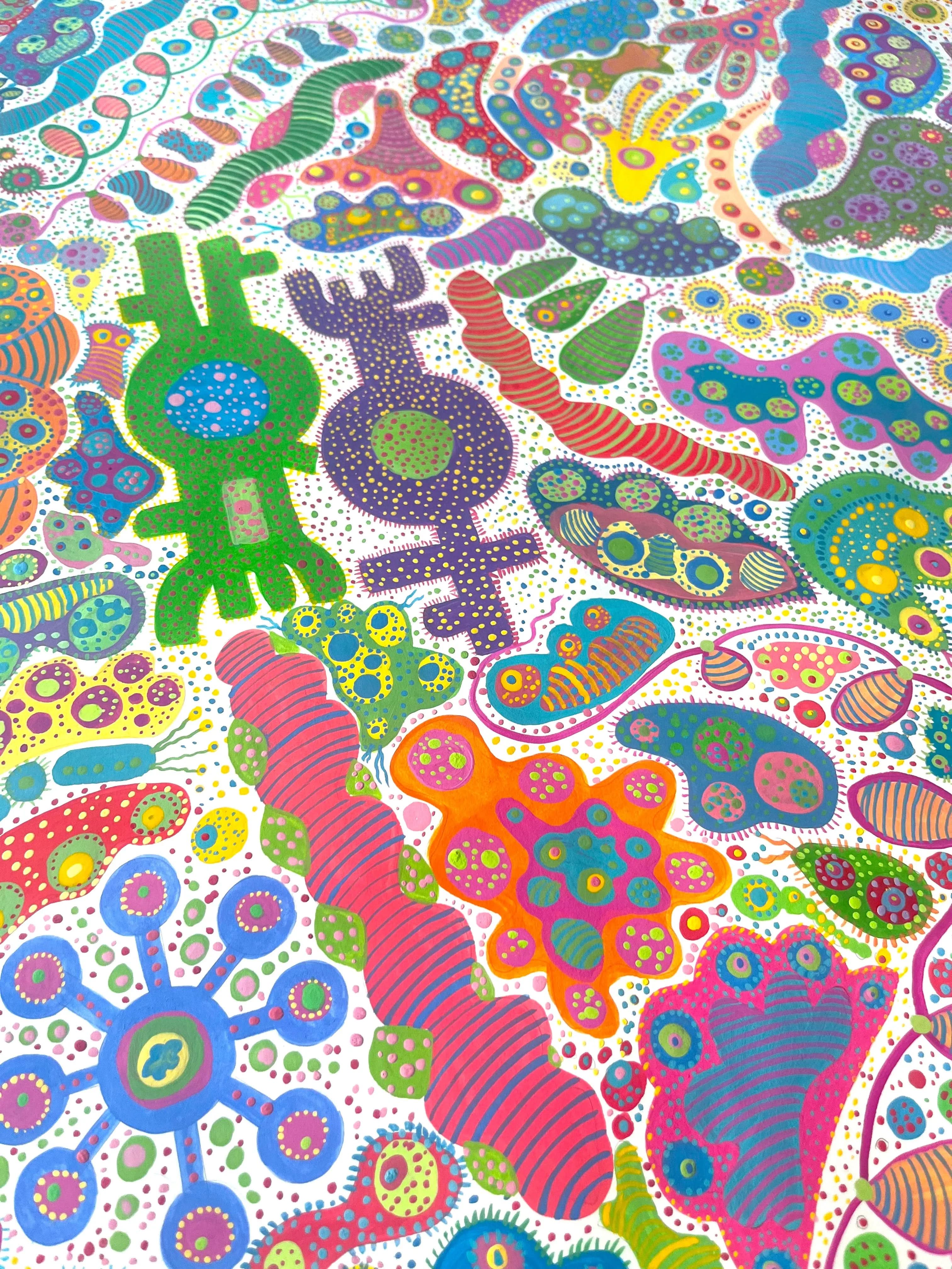 Biba, Invisible World I, Dessin sur papier d'art LYNART STORE