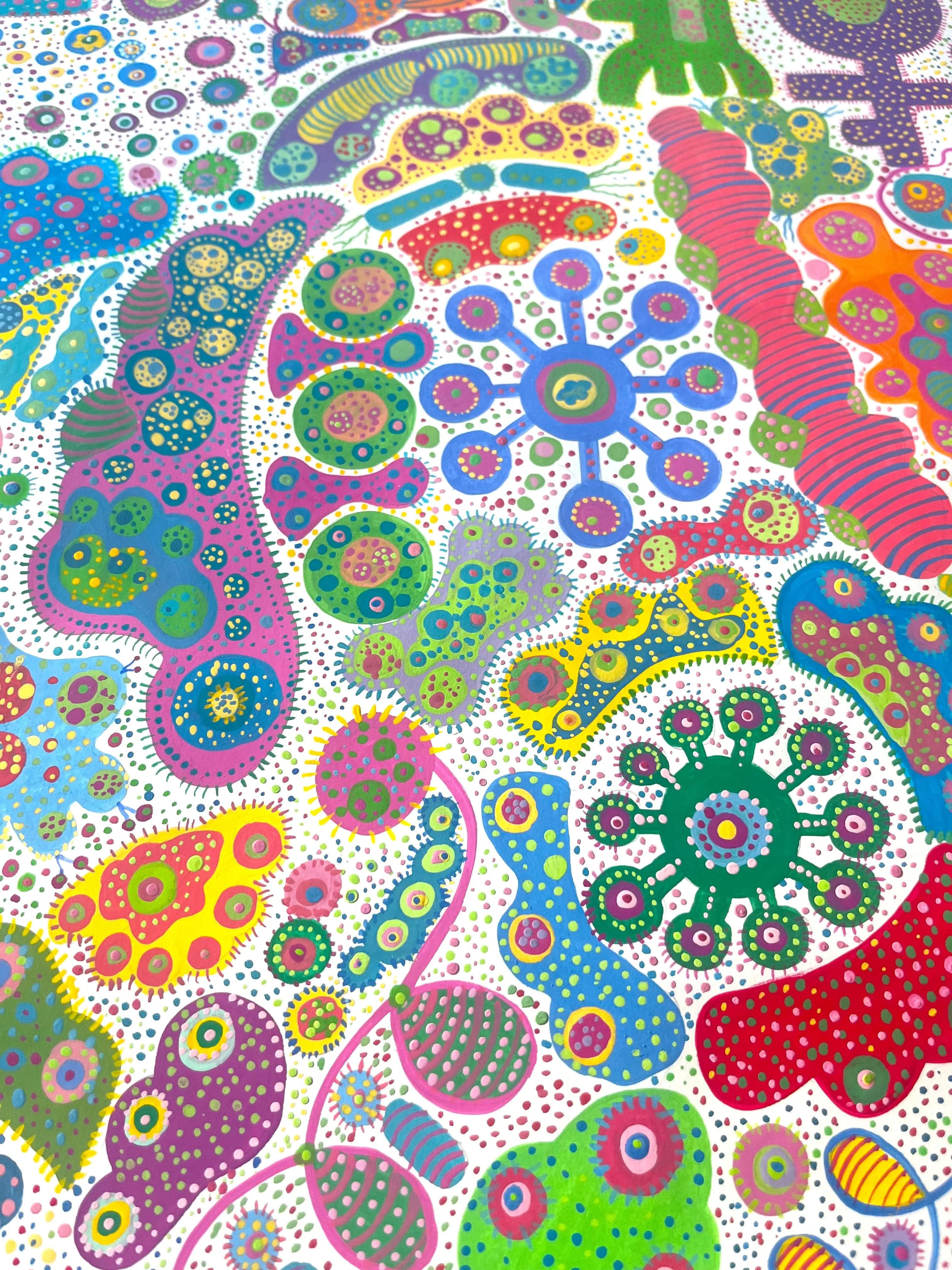 Biba, Invisible World I, Dessin sur papier d'art LYNART STORE