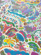 Biba, Invisible World I, Dessin sur papier d'art LYNART STORE