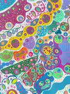 Biba, Invisible World I, Dessin sur papier d'art LYNART STORE