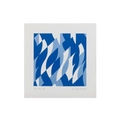 Bridget Riley, Two Blues (2003) - Color screenprint on vellum paper