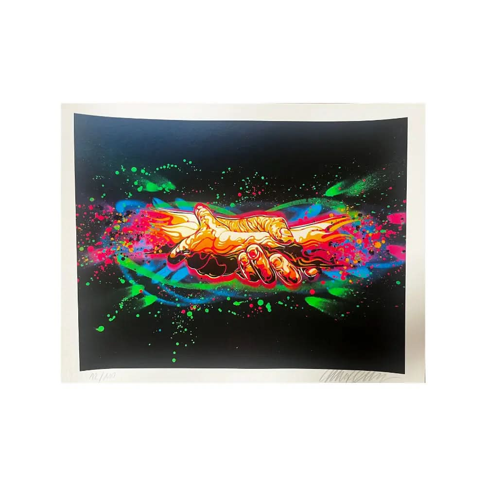 C215, Solidaire (2025) - Color lithograph on 310g Canson paper