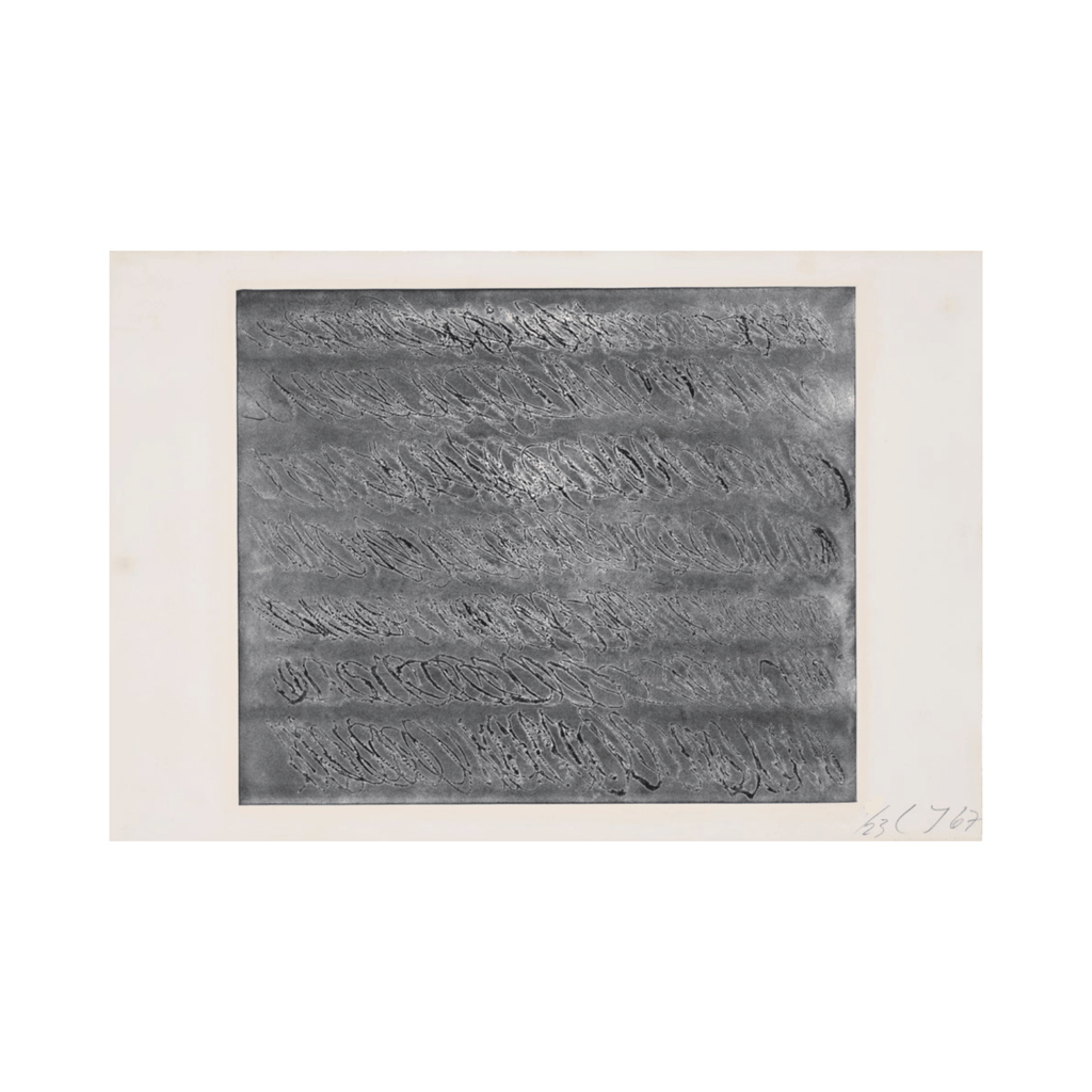 CY TWOMBLY, Untitled II (1967) - Aquatint on J. Green paper