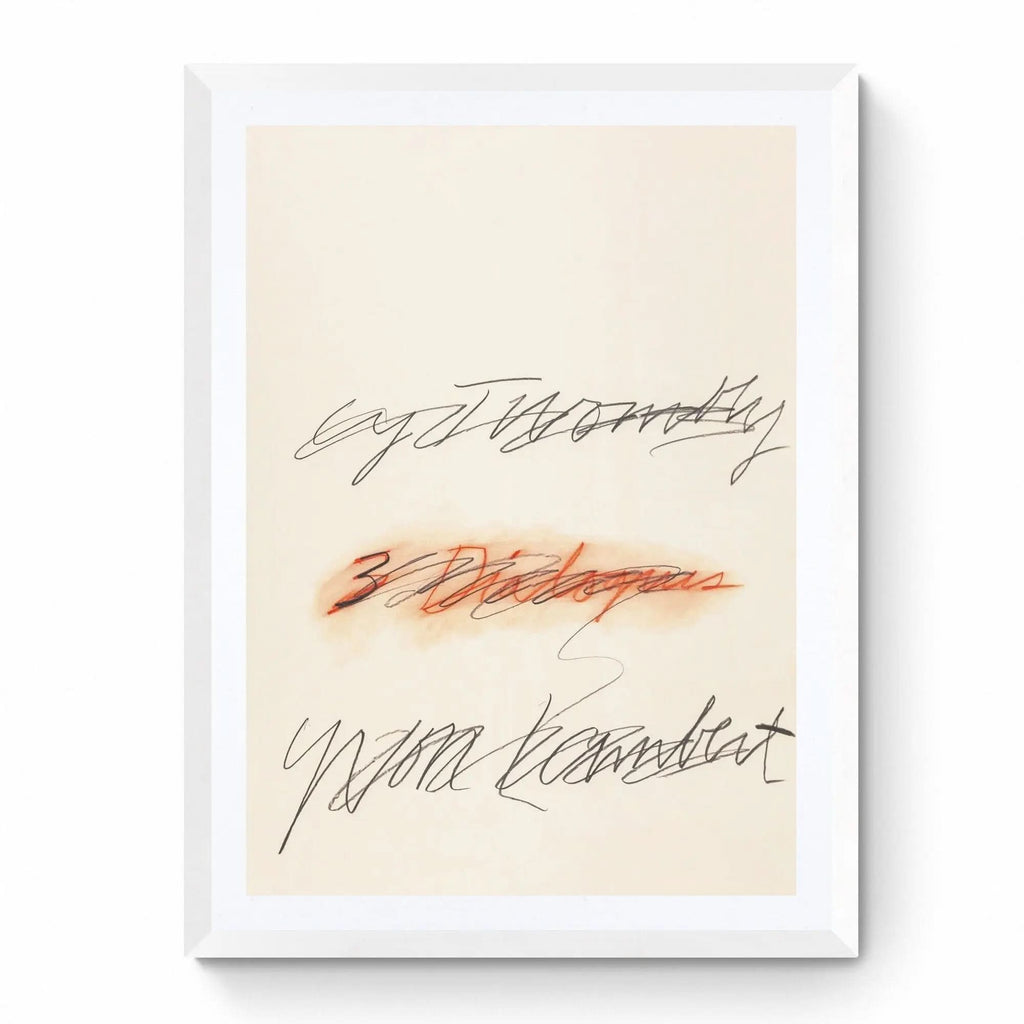 CY Twombly - Untitled (1977) -  Offset lithograph 