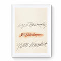 CY Twombly - Untitled (1977) -  Offset lithograph 