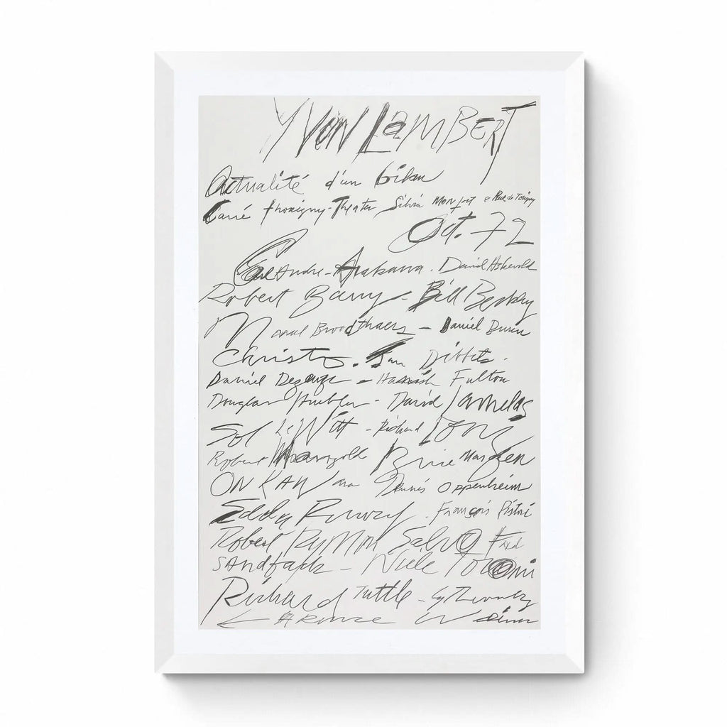 CY Twombly - Untitled (2021) - Offset lithograph