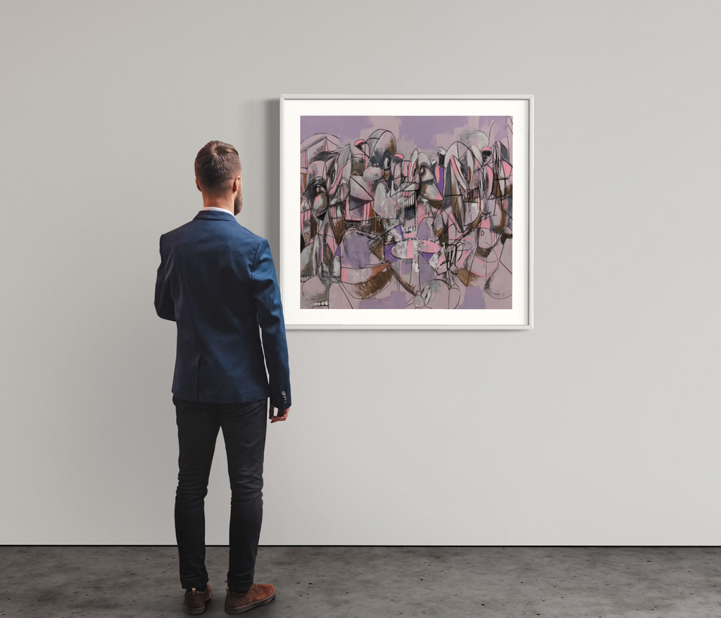 George Condo - Plate 17 Purple Compression (2011) I Limited Edition