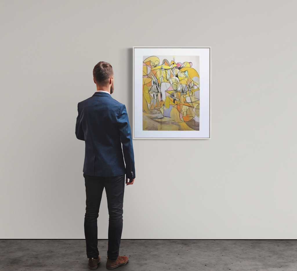 George Condo - Plate 7 Pink and Yellow Sweep (2011) I Limited Edition