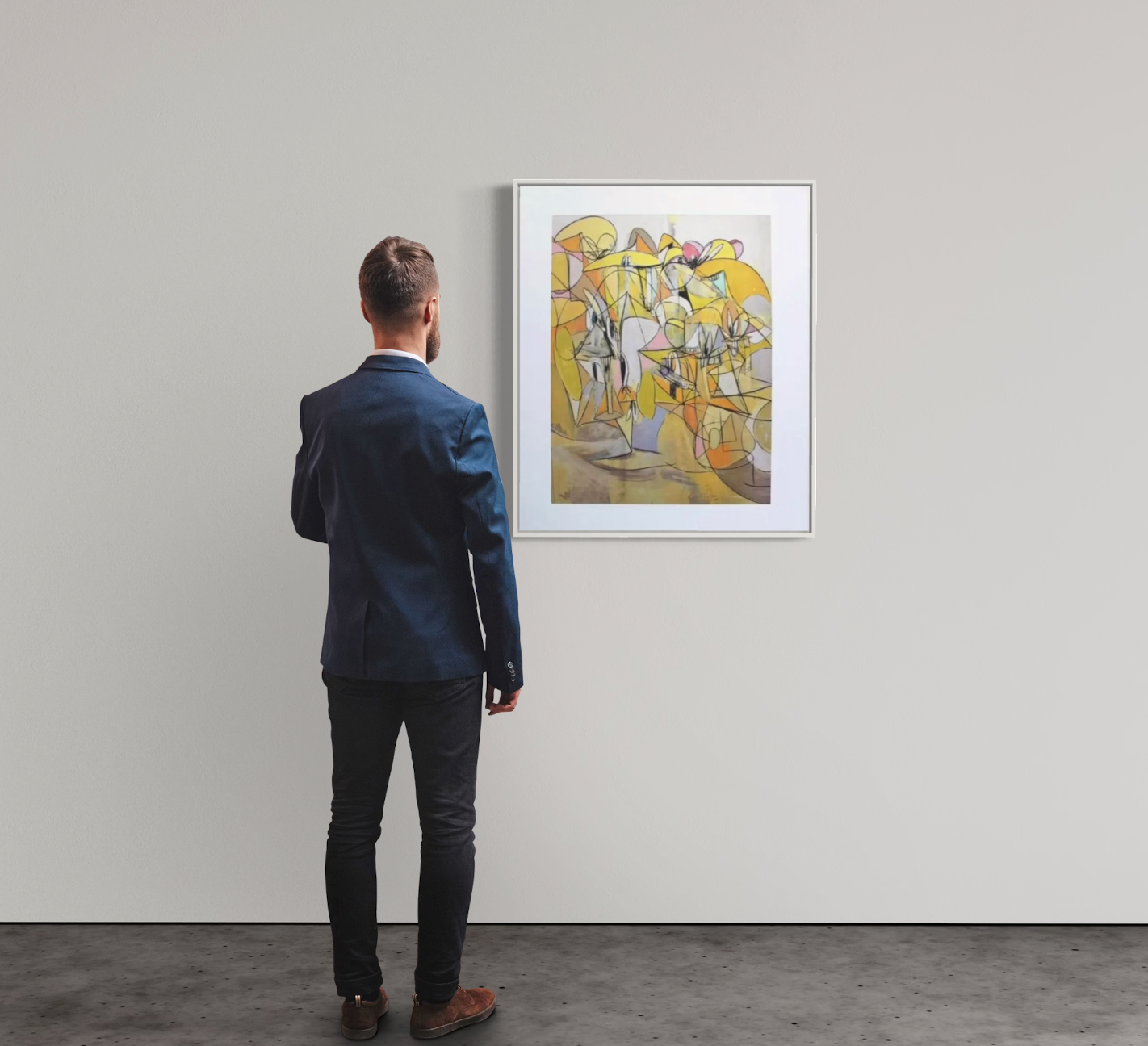 George Condo - Plate 7 Pink and Yellow Sweep (2011) I Limited Edition