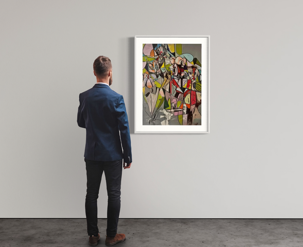 George Condo - Plate 5 Cascading Butlers (2011) I Limited edition