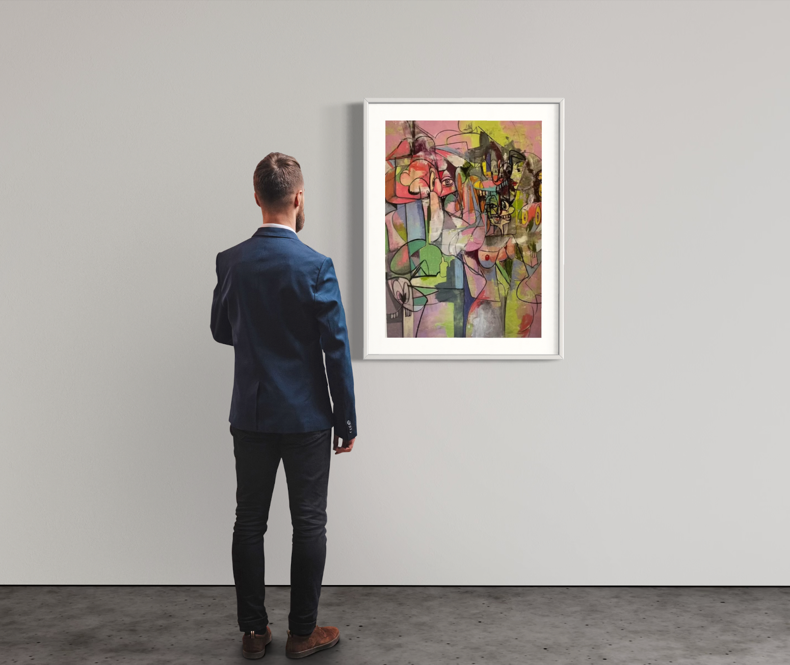 George Condo - Plate 4 Figure Change (2011) I Limited edition