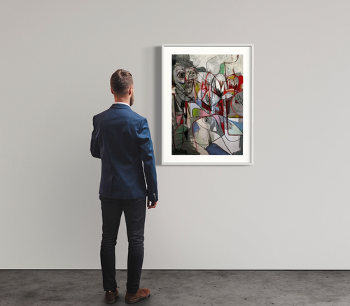 George Condo - Planche 3 Conversations (2011) I Édition limitée