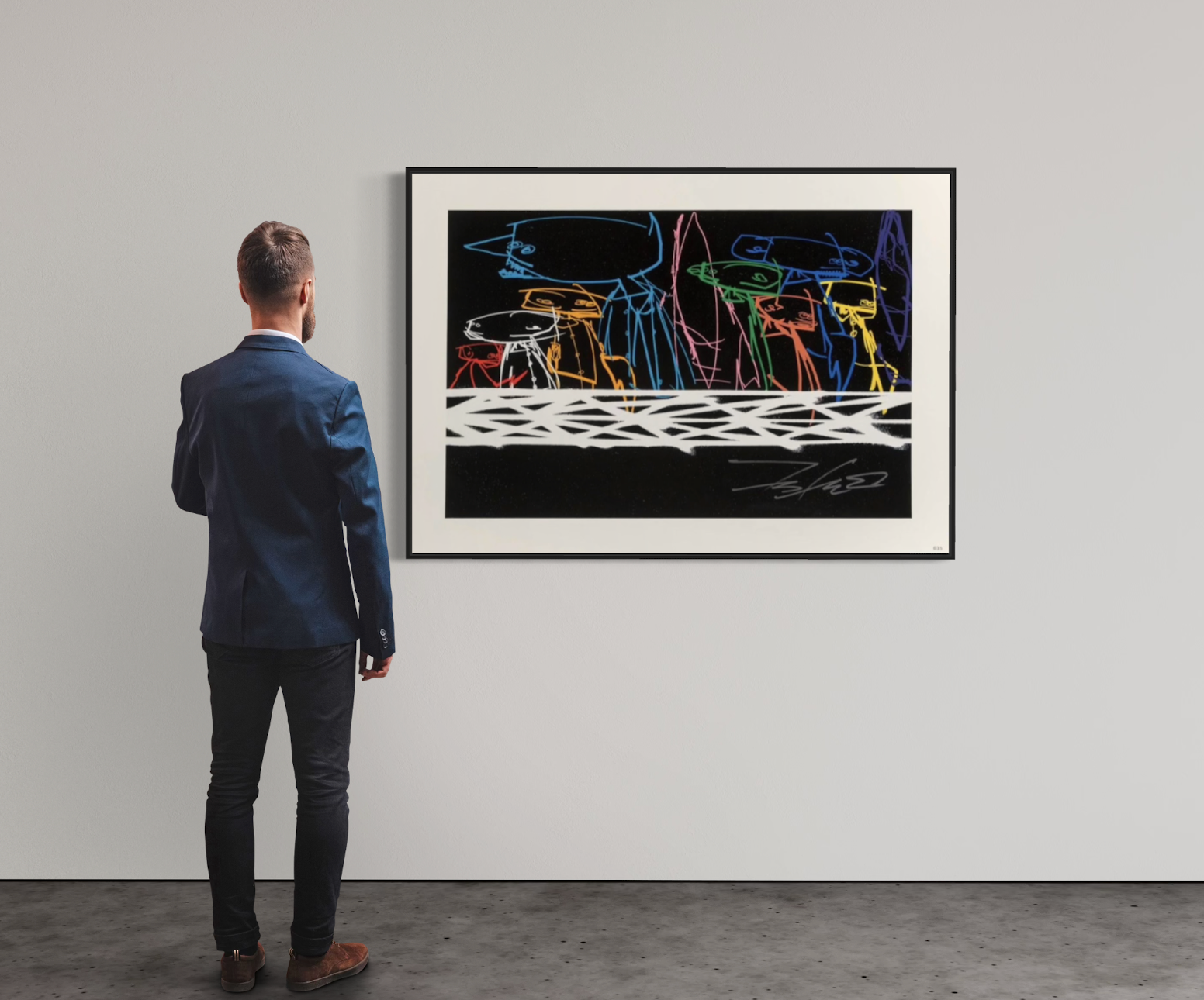 Futura 2000 – Community (Black) 2019 | Signed Limited Edition Futura 2000 – Community (Black) 2019 | Signed Limited Edition