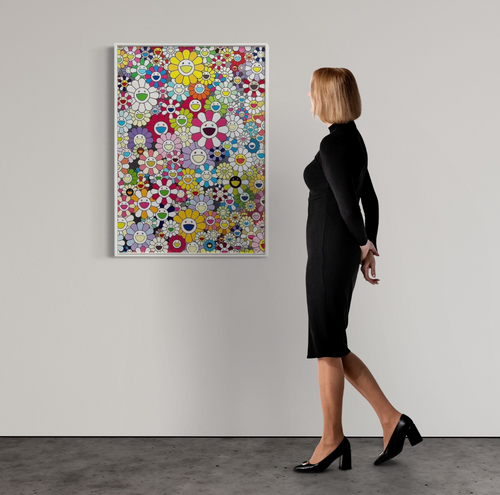 Takashi Murakami - Hommage à Yves Klein Multicolore B (2012) I Édition limitée