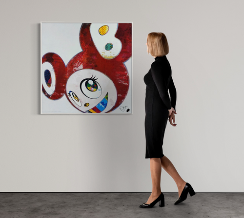 Takashi Murakami - Et puis x6 (Rouge : La méthode superplate) I Édition limitée